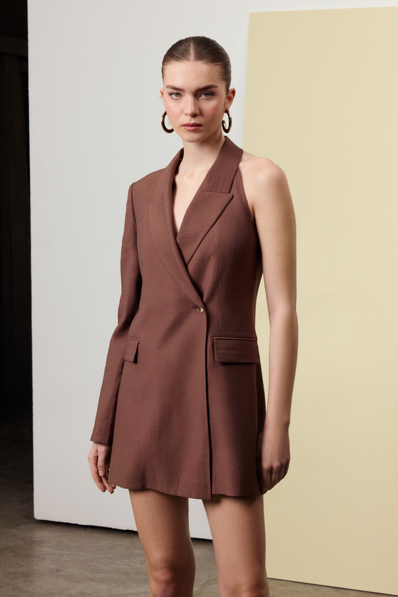 Asymmetric Blazer dress
