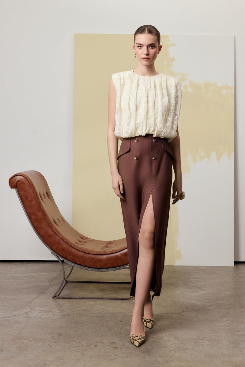 Brown Skirt