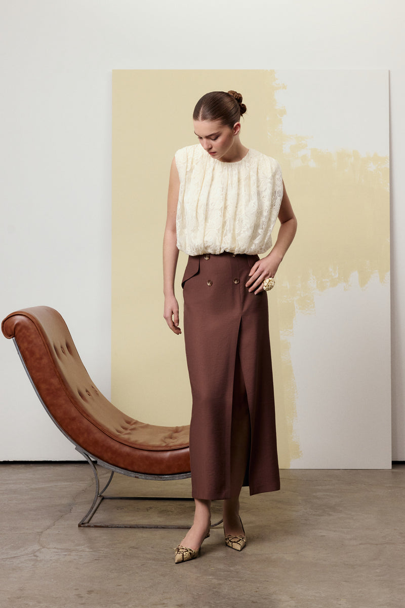 Brown Skirt