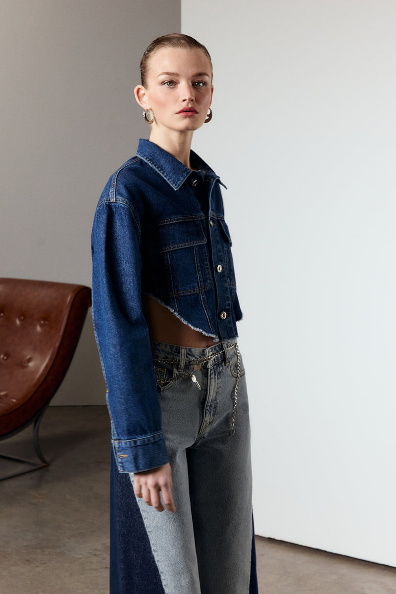 Two tone denim