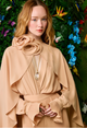 Gold Cape blouse