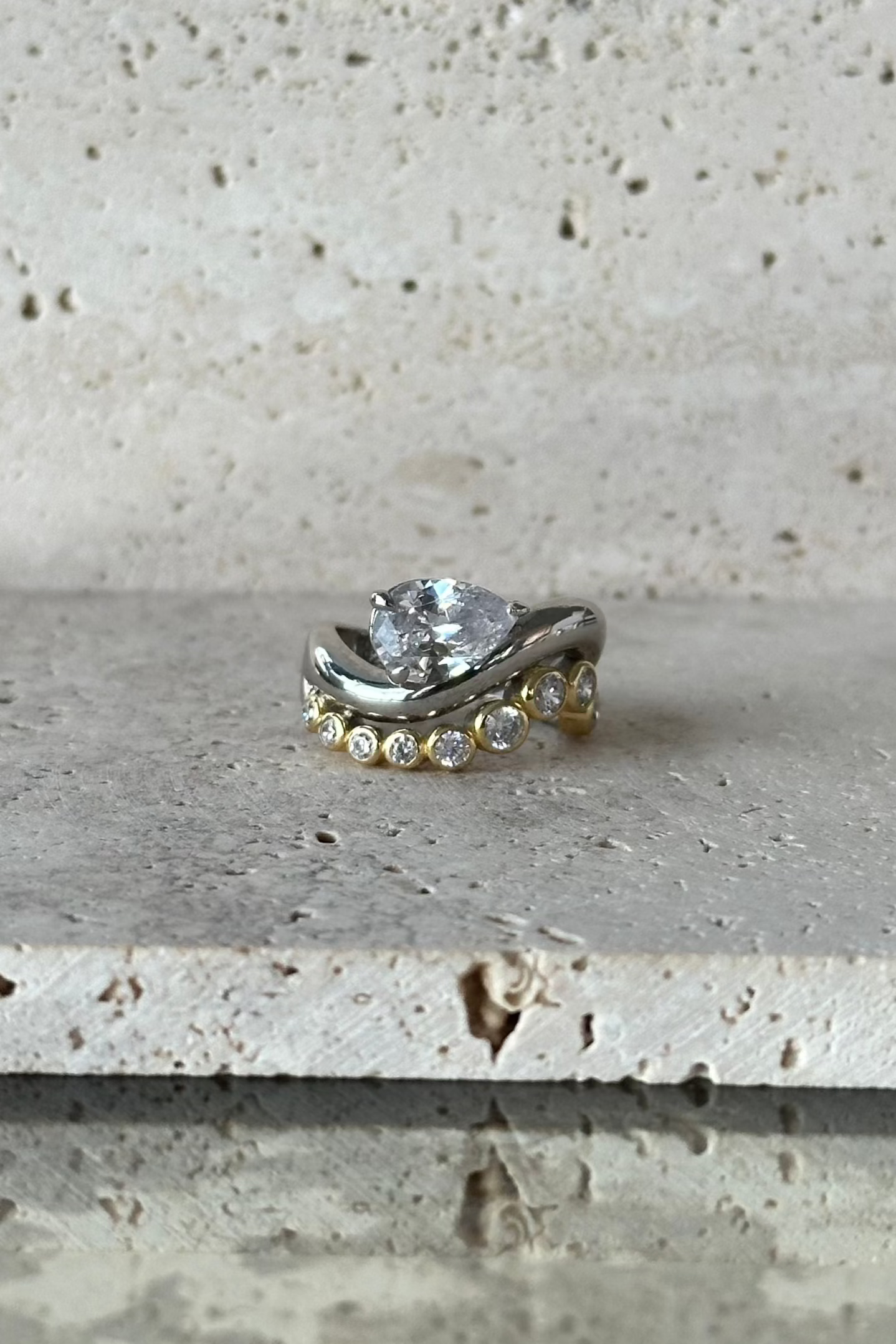 Merve ring - mixed metal