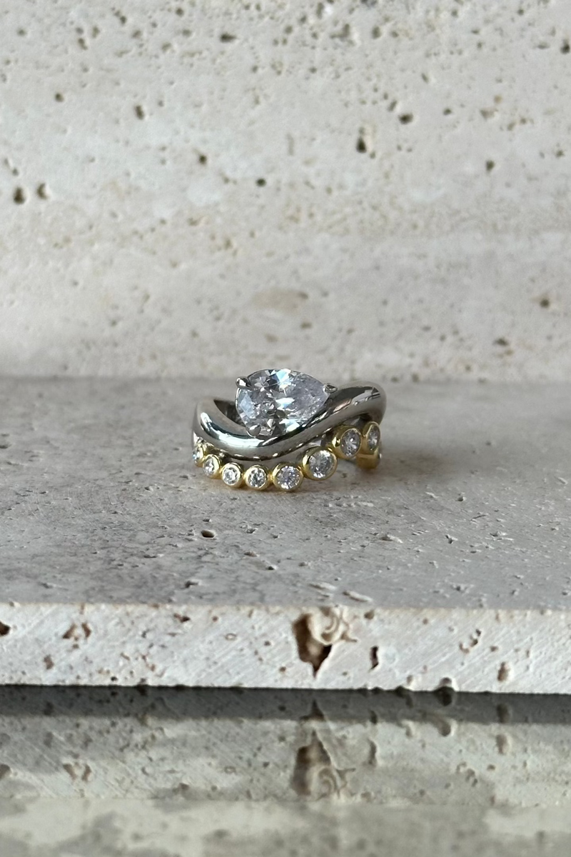 Merve ring - mixed metal