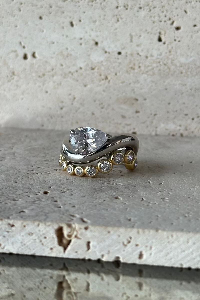Merve ring - mixed metal