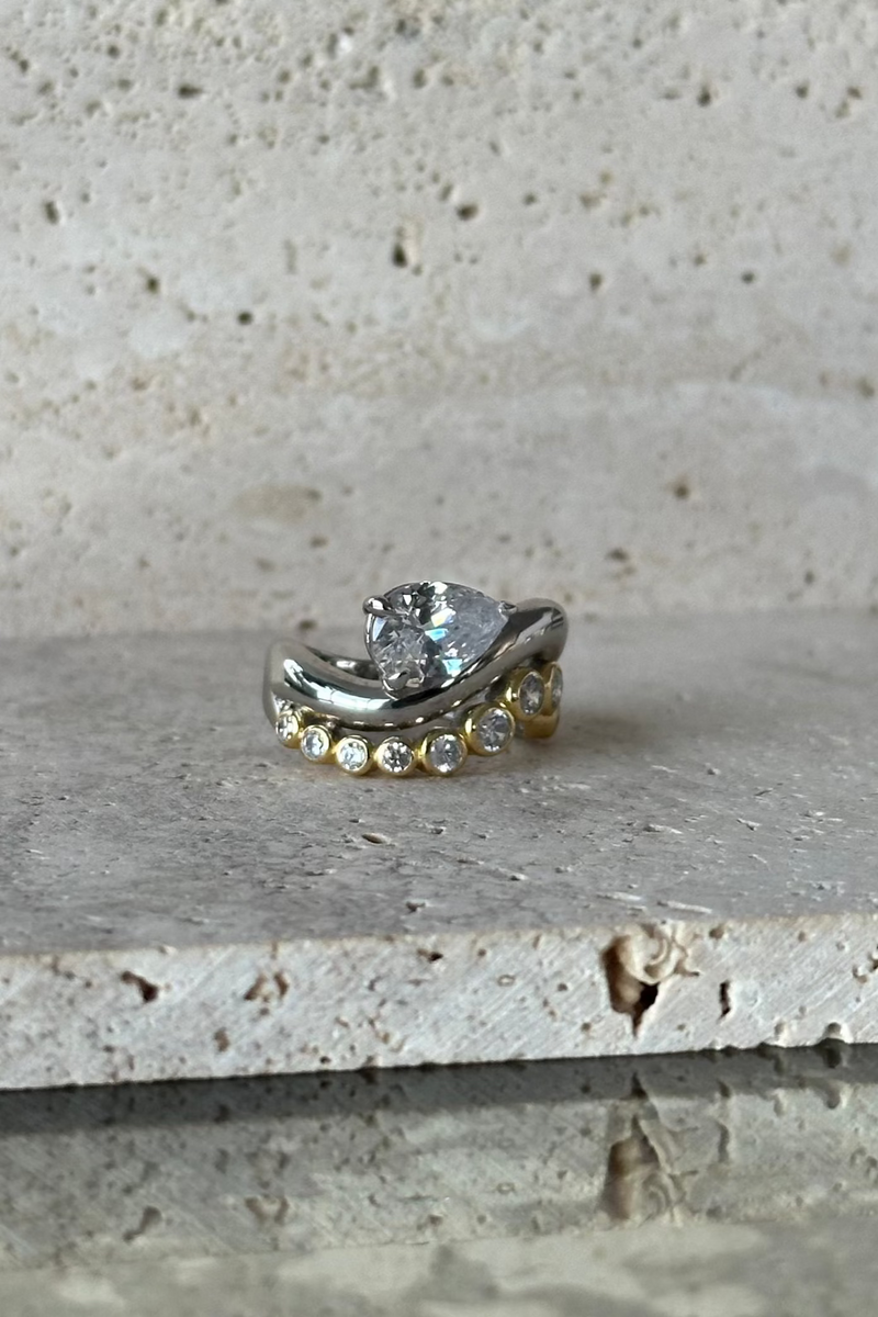 Merve ring - mixed metal