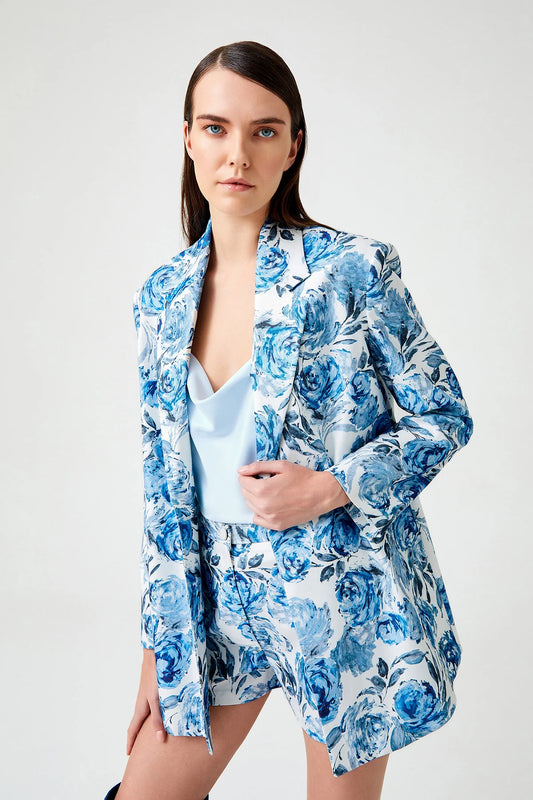 Blue Flower shorts