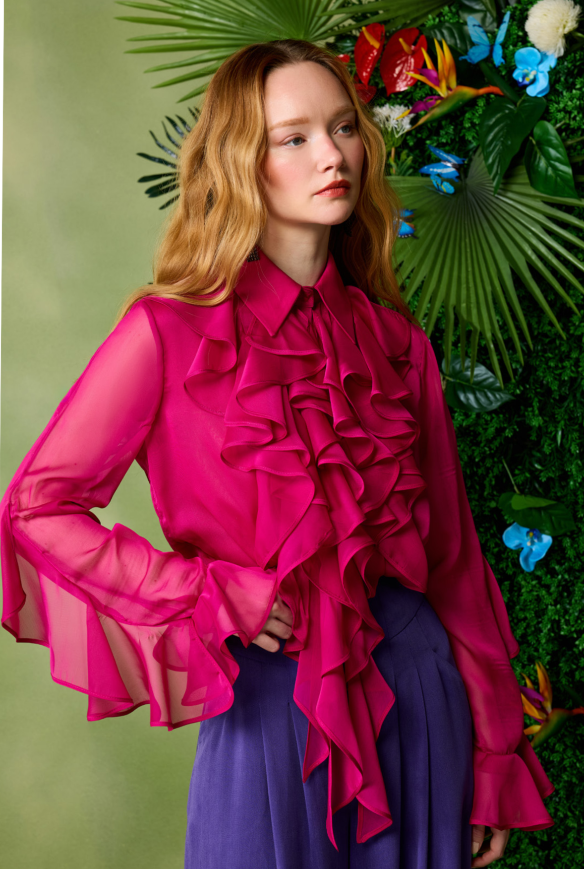 Orchid blouse