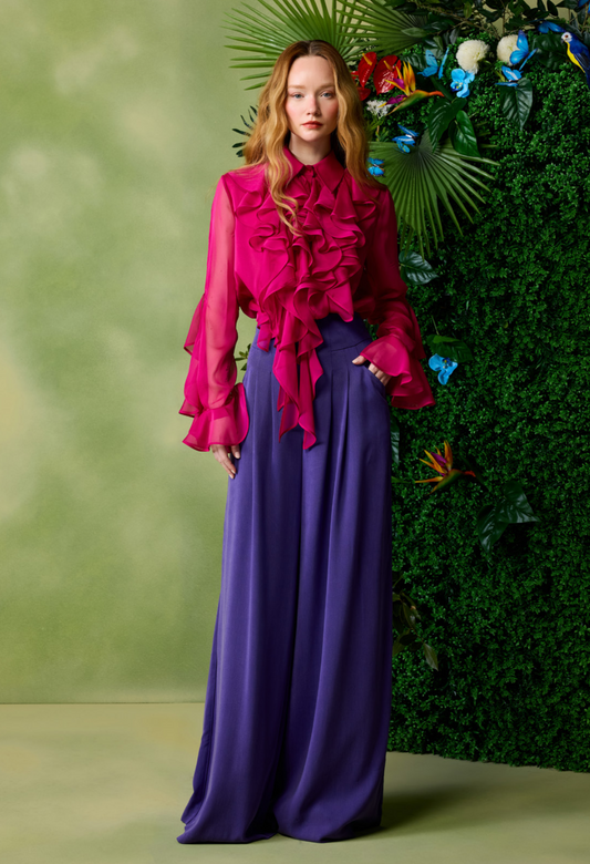 Orchid blouse
