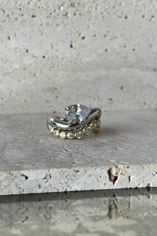 Merve ring - mixed metal
